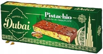 PistacjowyTURRON Nugat w Czekoladzie Mlecznej Dubai Chocolate 150g
