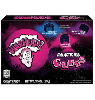 Warheads Chewy Cubes Galactic Mix 99g