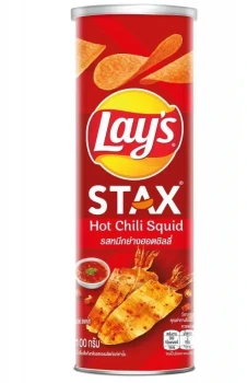 Lay's Stax Hot Chili Squid 100g