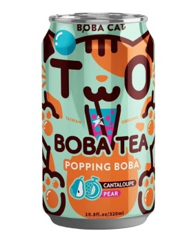 Boba-Cat-Cantaloupe-Pear-Popping-Bubble-Tea-320ml-TAIWAN