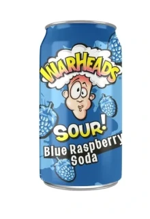 Przejdź do produktu Warheads Blue Raspberry Sour Soda 330ml