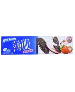 Sandwich Oreo Biscuit Thin Strawberry 95g