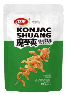 Przejdź do produktu Wei Long Konjac Snack Hot Sour 252g CHINY