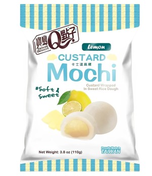 Custard Mochi Lemon 110g bag
