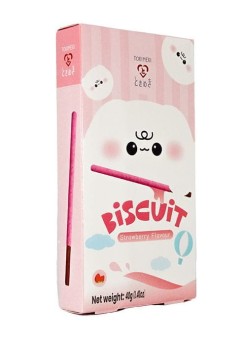 Tokimeki Biscuit Stick Strawberry 40g
