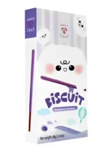 Tokimeki Biscuit Stick Blueberry 40g