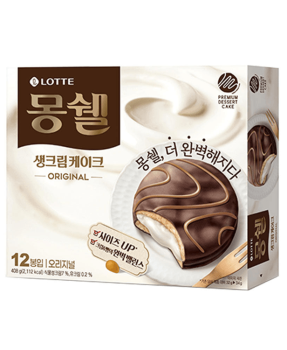 Lotte Moncher Cream Cake 12-pack