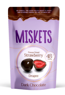 Przejdź do produktu Miskets Dark Chocolate Coated Strawberry 80g TURCJA