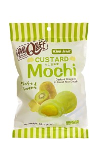 Przejdź do produktu Custard Mochi Kiwi 110g bag TAJWAN