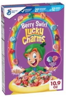 Przejdź do produktu General Mills Lucky Charms Berry Swirl 300g  USA