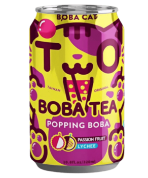 Boba-Cat-Fruity-Passion-Fruit-Lychee-Popping-Boba-Tea-320ml-TAIWAN