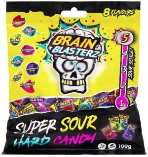 Przejdź do produktu Brain Blasterz Super Sour Hard Candy Level 5 Sour 100G PAKISTAN