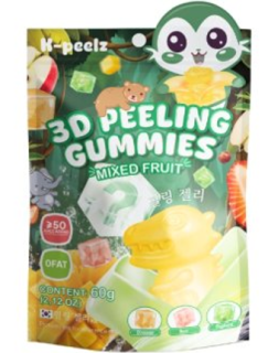 Przejdź do produktu K-Peelz Mixed Fruit 3D Peeling Gummies 60g KOREA