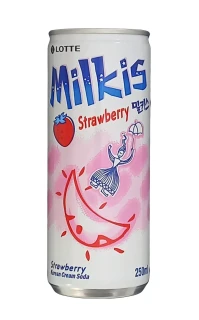 Przejdź do produktu Milkis Strawberry Cream Soda 250ml KOREA