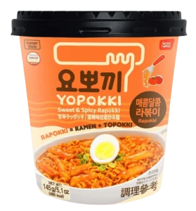 Yopokki-Rapokki-Sweet-&amp;-Spicy-Cup-145g-KOREA