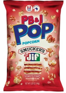 Przejdź do produktu Candy Pop Popcorn JIF P. Butter & Strawberry 149g USA