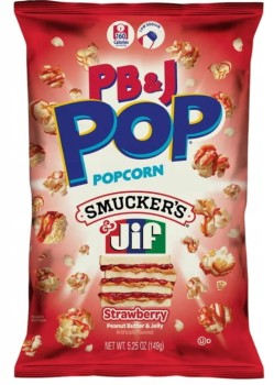 Candy-Pop-Popcorn-JIF-P. Butter-&amp;-Strawberry-149g-USA