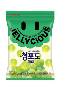 Przejdź do produktu Lotte Jellycious Green Grape Jelly 72g KOREA