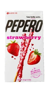 Przejdź do produktu Lotte Pepero Strawberry 32g KOREA