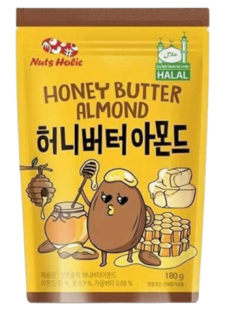 Przejdź do produktu NutsHolic Almonds Honey Butter 180g KOREA