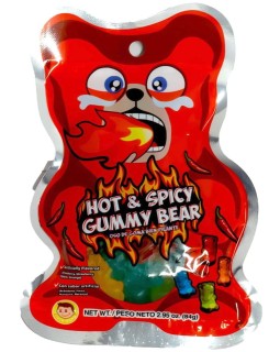 Przejdź do produktu Pocas Hot&Spicy Gummy Bear 84g USA