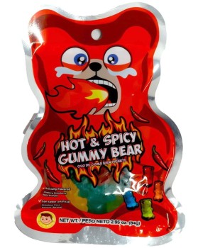 Pocas-Hot&amp;Spicy-Gummy-Bear-84g