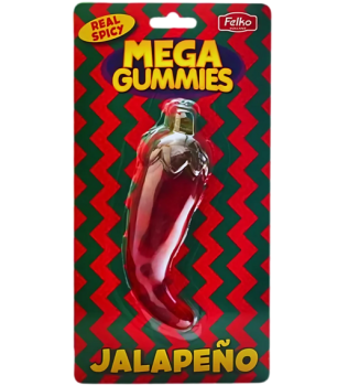 Felko Mega Gummies large jelly chili pepper MEGA ŻELKA 120g