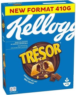 Przejdź do produktu Kellogg's Trésor cereal with milk chocolate filling 410g UK