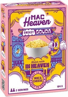 Przejdź do produktu Mac Heaven instant pasta with smoked gouda cheese flavored sauce 184g