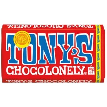 Tony's milk chocolate 90g