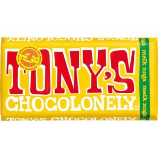 Przejdź do produktu Tony's milk chocolate with nougat pieces 180g HOLANDIA