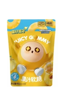 Haoliyuan Egg Party Pineapple Juice Gummies 40g