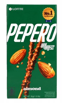 Lotto Pepero Almond 32g KOREA