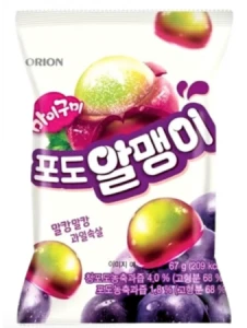 Orion Grape Gummy 67g KOREA