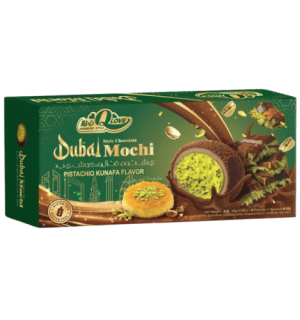Przejdź do produktu QLove Dubai Chocolate & Pistachio Kunafa Deluxe Mochi 45g TAJWANU