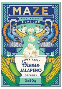 Maze Popcorn Jalapeno Cheddar 240g