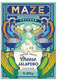 Przejdź do produktu Maze Popcorn Jalapeno Cheddar 240g SZWECJA