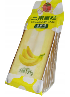 Przejdź do produktu Trójkątne ciasto gąbka o smaku bananowym LEX JAZZ 100g CHINY