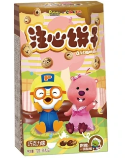 Przejdź do produktu Choctim Pororo Chocolate Cookies 75g CHINY