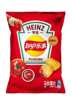 Lay's Heinz Ketchup 70g CHINY