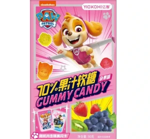 Yizhi Paw Patrol Mixed Fruit Gummy Candy 90g CHINY