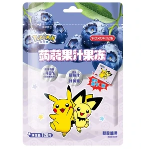 Yizhi Pokemon Blueberry Konjac Jelly 120g CHINY