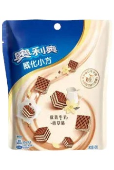 Oreo Wafer Small Cube Milk Vanilla Flavour 42g