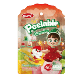 Przejdź do produktu QLove Mixed Fruit Peelable Gummies Christmas Limited Edition 60g