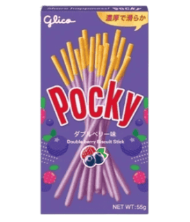 Przejdź do produktu Glico Pocky Blueberry Raspberry 55g CHINY