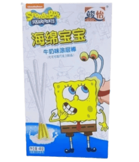 Przejdź do produktu Pocky SpongeBob Milk Coated Stick 48g CHINY