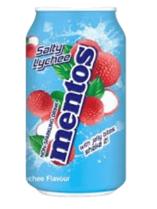 MENTOS napój gazowany Salty Lychee 340ml