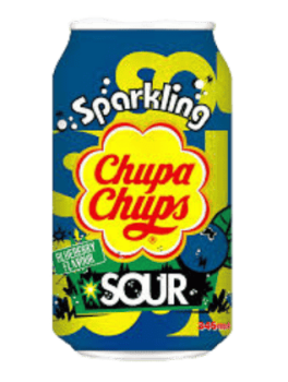 CHUPA CHUPS napój gazowany Sour Blueberry 345ml Korea