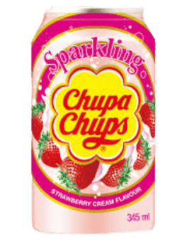 CHUPA CHUPS napój gazowany STRAWBERRY 345ml Korea