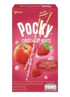 Przejdź do produktu Glico Pocky Crushed Fruits Strawberry Peach Yoghurt 38g TAJLANDIA